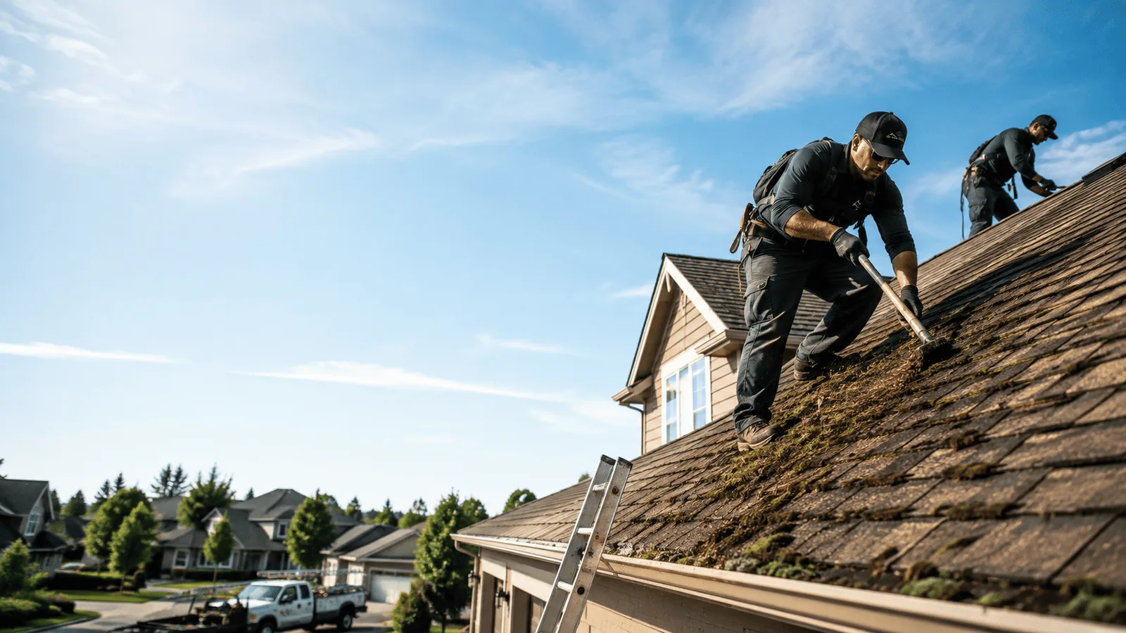 Roof Moss Removal in River Rouge, MI near me